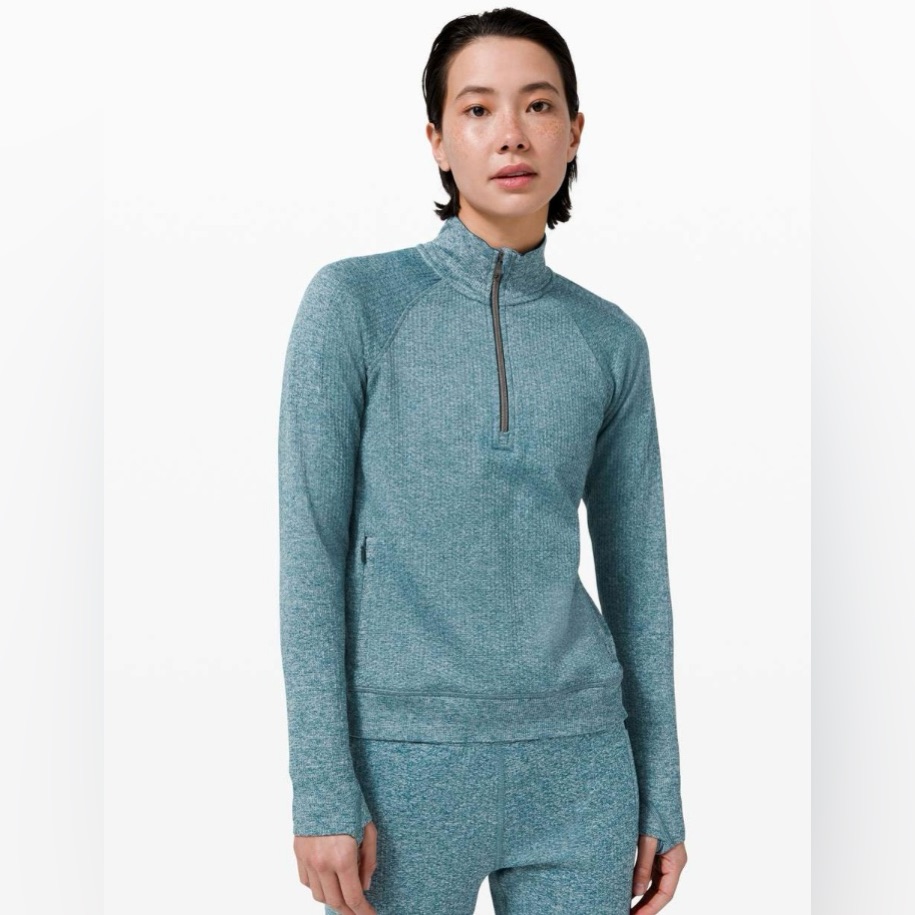 493 Lululemon Engineered Warmth Half Zip